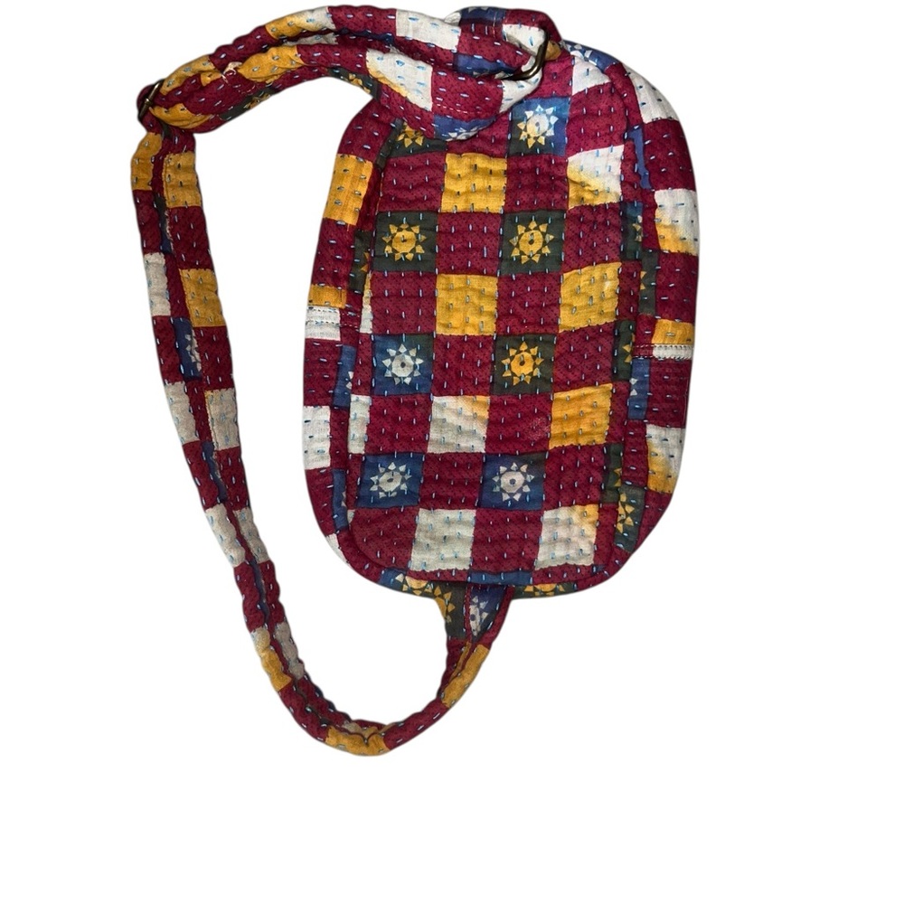 Patchwork Quilted Kantha Backpack - Picture 2 of 4